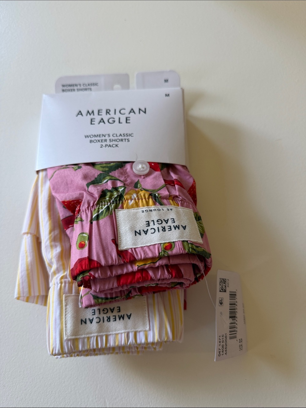 American Eagle 2-Pack Women's Boxer Shorts - Sz M. New. Box26